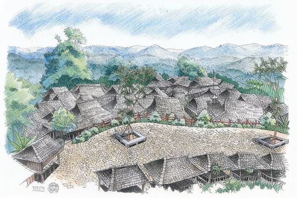 Чайная география - Вэнцзи - деревня в горах Цзинмай