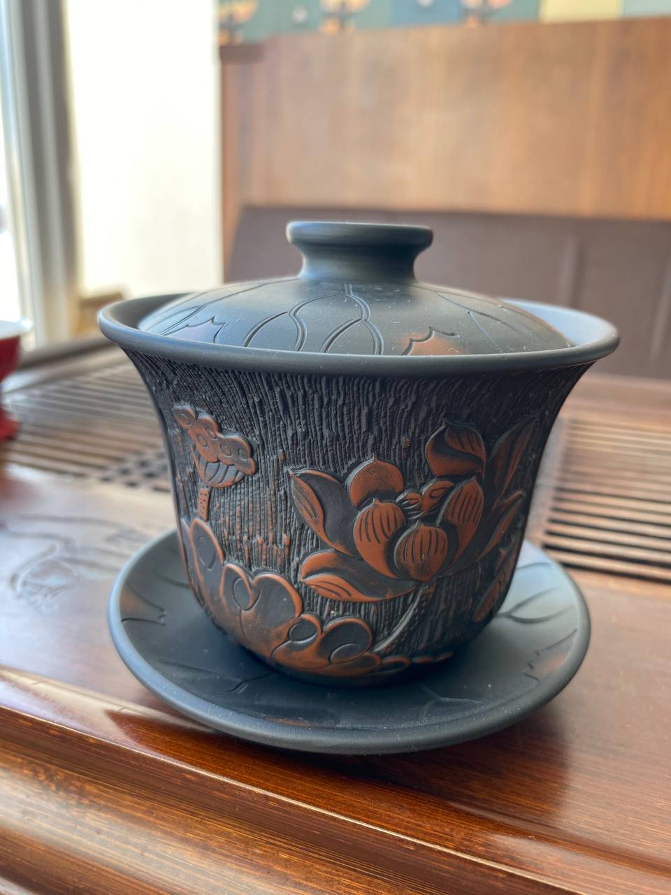 Гайвань глиняная из Цзяньшуй, Юньнань "Заботливость", 250 мл.. Цена: 16&nbsp;470 ₽ руб.