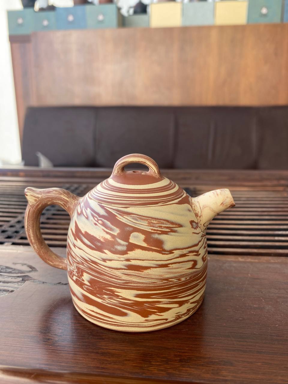 Глиняный чайник "Золотая стружка" 150 мл. Цена: 12&nbsp;030 ₽ руб.