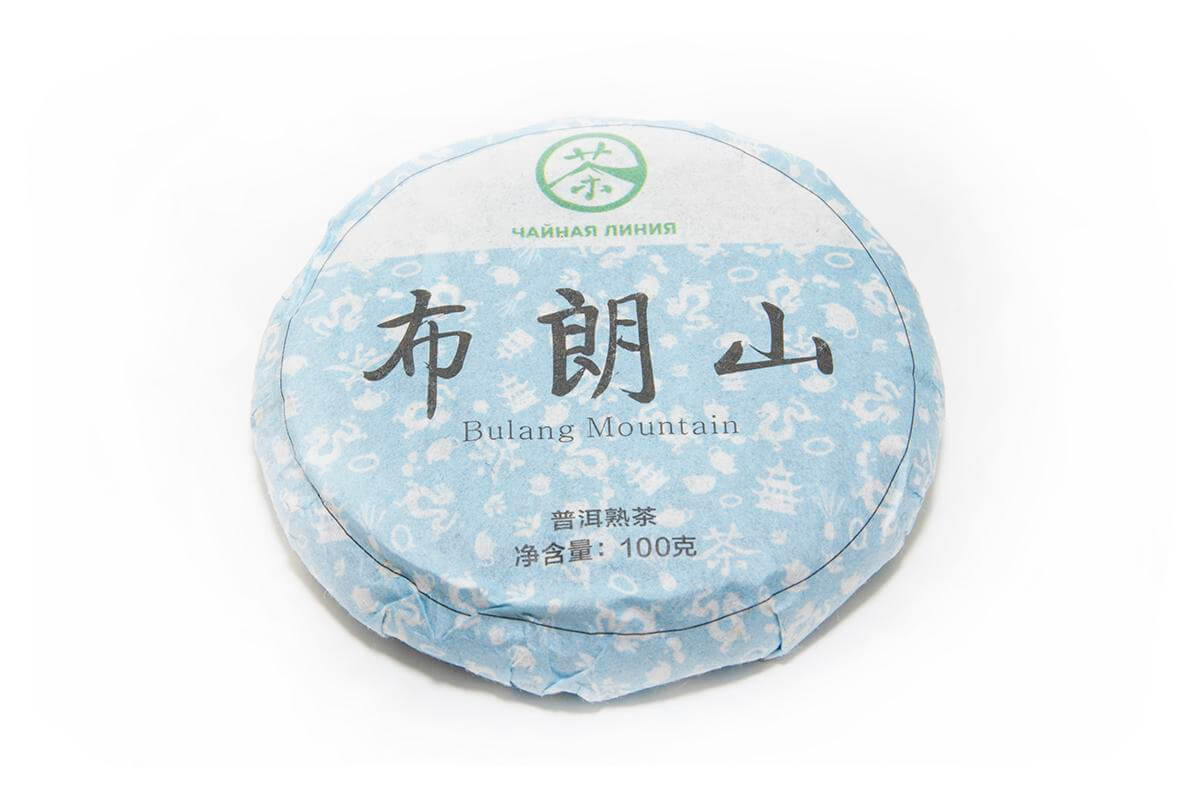 Chaline Pu-erh Tea - Shu pu-erh 2016 "Bulan Shan" brand "Tea Line" 100 g