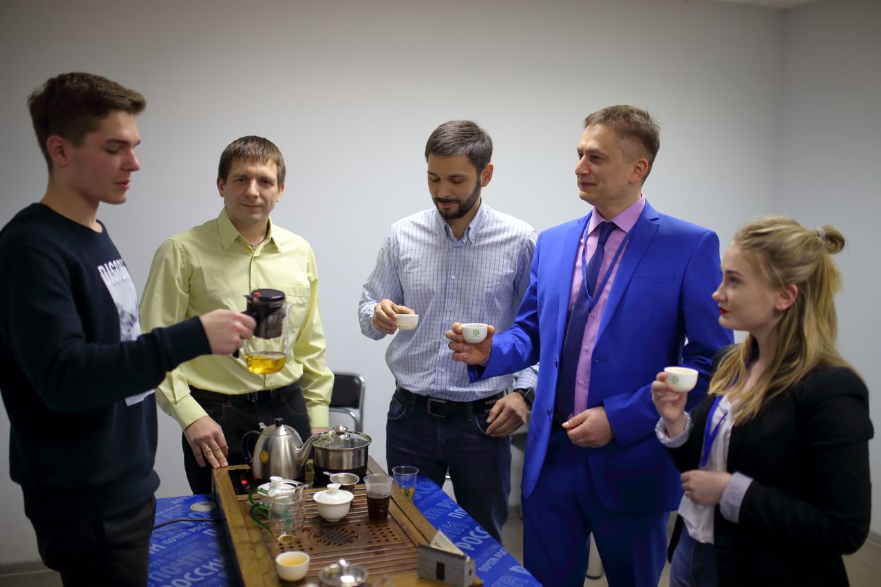 Чайная Линия на бизнес завтраке Почты России