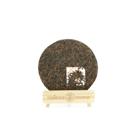 Pressed Rip Pu-erh Tea - Шу пуэр 2005 г. "Красная печать" завода Улинь, 357 гр, 