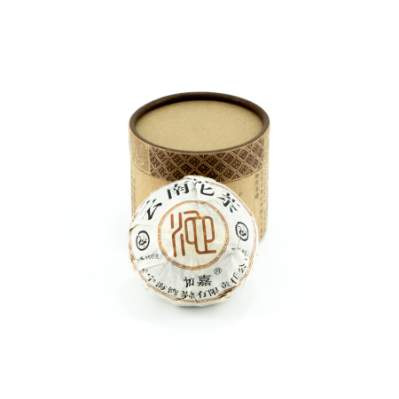 Прессованный шу пуэр - Шу пуэр 2006 г. "Хайваньская точа из Юньнань" завода "Хайвань" 100 г, 