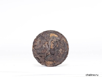 Pressed Rip Pu-erh Tea - Shu Pu'er 2008, Dragon's Garden brand, 7g nest, 