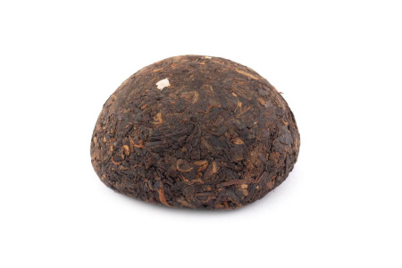 Pressed Rip Pu-erh Tea - Shu Pu'er 2013 "Manhai Nest" from Chashuwan plant 100 g, 