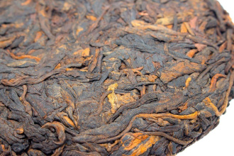 Chaline Pu-erh Tea - Shu pu-erh 2016 "Bulan Shan" brand "Tea Line" 100 g, 