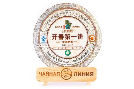 Прессованный шу пуэр - Шу пуэр 2012 г. завода «Чашуван» 357 г, 