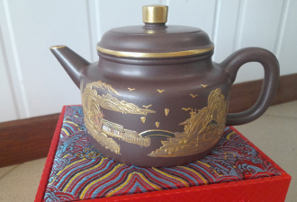 Чайник из исинской глины "Панорамный". Цена: 31&nbsp;420 ₽ руб.