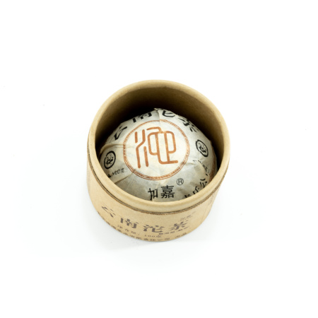 Прессованный шу пуэр - Шу пуэр 2006 г. "Хайваньская точа из Юньнань" завода "Хайвань" 100 г, 