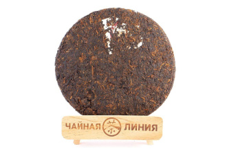 Прессованный шу пуэр - Шу пуэр 2019 г. "Юаньвэй" завода "Чашуван" 357 г, 