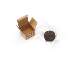 Pressed Rip Pu-erh Tea - Shu Pu'er 2008, Dragon's Garden brand, 7g nest, 