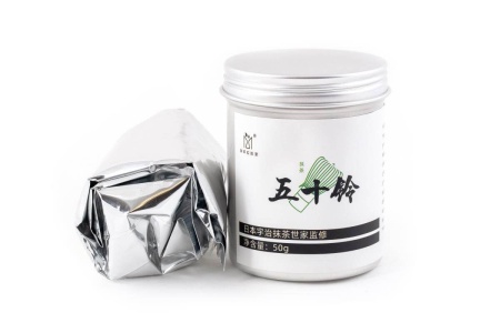 Японский чай - Японский молотый зелёный чай маття (матча) баночка 50 г