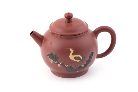 Чайник глиняный "Танец журавля", 220 мл. Цена: 8 800 ₽ руб.