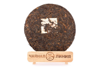 Прессованный шу пуэр - Шу пуэр 2013 г. «Баньчжан» завода «Чжоуши» 357 г, 