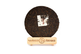 Прессованный шу пуэр - Шу пуэр 2017 г. «Чуньбаньчжан» марки «Сяншанхао» завода «Чжоуши» 357 г, 