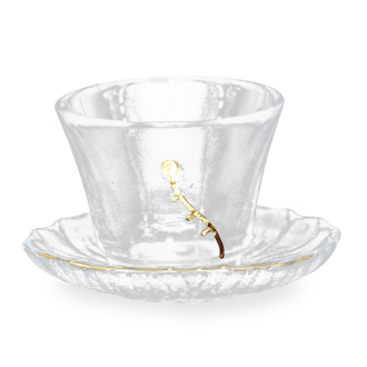 Пиала с подставкой "Ледяное озеро" 50мл  | 茶杯. Цена: 1 590 ₽ руб.