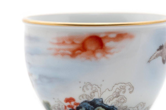 Пиала "Друзья пришли на чай", 125 мл  | 茶杯. Цена: 4 100 ₽ руб.