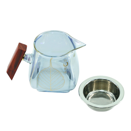 Чахай стеклянный с ситом и деревянной ручкой "Неон", 440 мл. Цена: 2 680 ₽ руб.