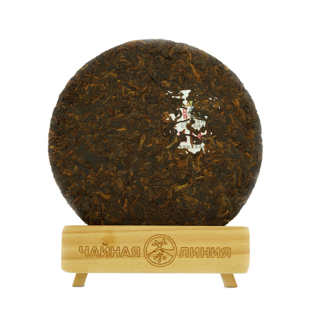 Прессованный шу пуэр - Шу пуэр 2021 г. "Бык из Нака меняет мир" завода "Чашуван" 357 г, 