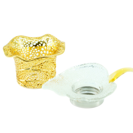 Ситечко с подставкой "Золотой лист". Цена: 3 860 ₽ руб.