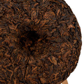 Chaline Pu-erh Tea - Shu pu-erh from ancient trees of the Bulan Mountains, brand "Tea Line", 200 g, 