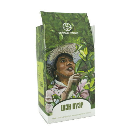 Чайная линия - Шэн пуэр марки "Чайная Линия", 50 гр, 