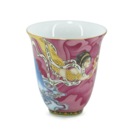 Набор фарфоровых пиал "Семейное начало", 100 мл.  | 茶杯. Цена: 4 940 ₽ руб.