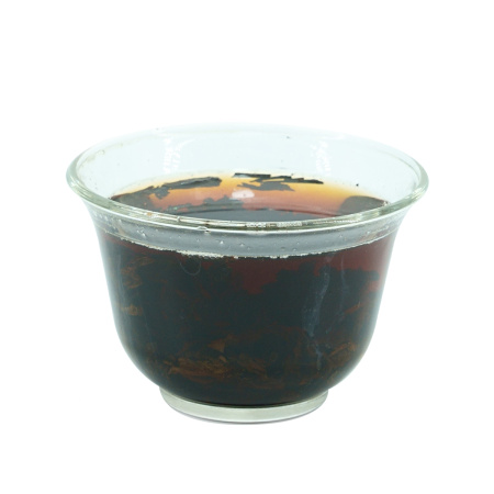 Прессованный шу пуэр - Шу пуэр 2010 г. "№ 99" марки "Лаотунчжи" (Старый товарищ) завода "Хайвань" 357 г, 