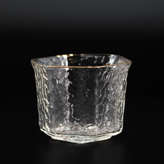 Пиала стеклянная "Золотые грани", 100 мл  | 茶杯. Цена: 1 610 ₽ руб.