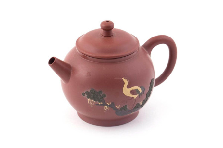 Чайник глиняный "Танец журавля", 220 мл. Цена: 8 800 ₽ руб.