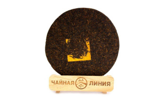 Прессованный шу пуэр - Шу пуэр 2014 г. «Юйпинь гунтин» марки «Кайшуньхао» 357 г, 