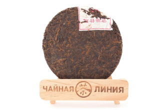 Прессованный шу пуэр - Шу пуэр 2004 г. марки "Пагода" завода "Лимин", 200 гр., 