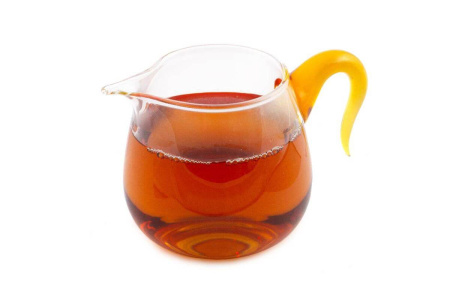 Чахай стеклянный с жёлтой ручкой, 480 мл. Цена: 1 920 ₽ руб.