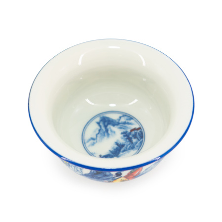 Пиала фарфоровая ручной росписи "Встреча", 125 мл.  | 茶杯. Цена: 2&nbsp;120 ₽ руб.