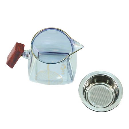 Чахай стеклянный с ситом и деревянной ручкой "Неон", 440 мл. Цена: 2 680 ₽ руб.