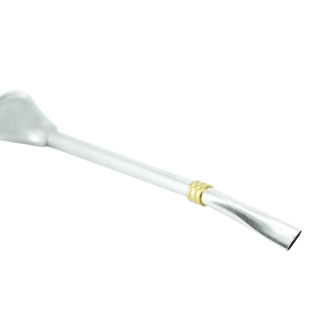 Бомбижья для мате (бомбилья) металлическая, с золотым ободком в пластиковом контейнере. Цена: 1 230 ₽ руб.