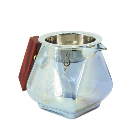 Чахай стеклянный с ситом и деревянной ручкой "Неон", 440 мл. Цена: 2 680 ₽ руб.