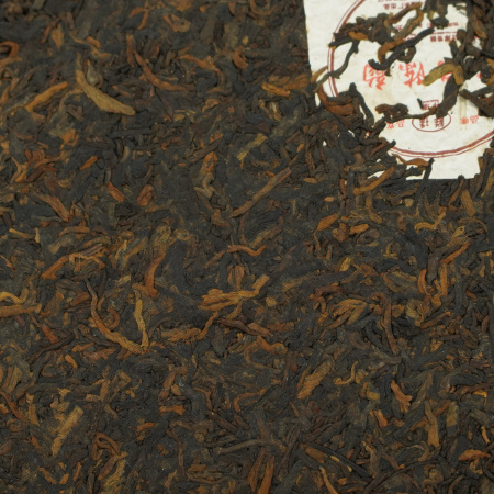 Прессованный шу пуэр - Шу пуэр 2013 г. "Старая рифма" завода "Чжунжуй" 357 г, 