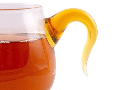 Чахай стеклянный с жёлтой ручкой, 480 мл. Цена: 1 920 ₽ руб.