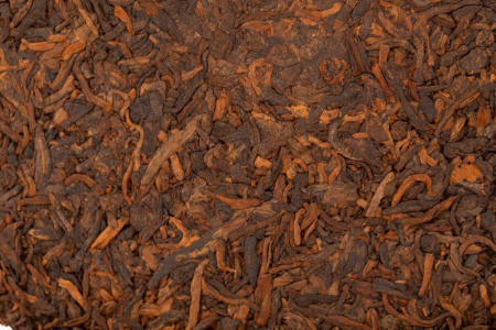 Прессованный шу пуэр - Шу пуэр 2019 г. "Золотые почки из Баньчжан" завода "Чжоуши" 357 г, 