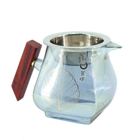 Чахай стеклянный с ситом и деревянной ручкой "Неон", 440 мл. Цена: 2 680 ₽ руб.