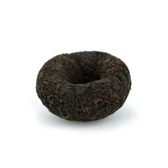 Pressed Rip Pu-erh Tea - Shu Puer 2004 "Phoenix's Nest Puer" brand "Tulin" 100 g, 